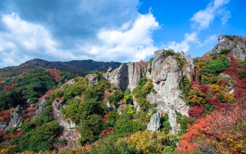 cảnh Kankakei khi nhìn từ xa